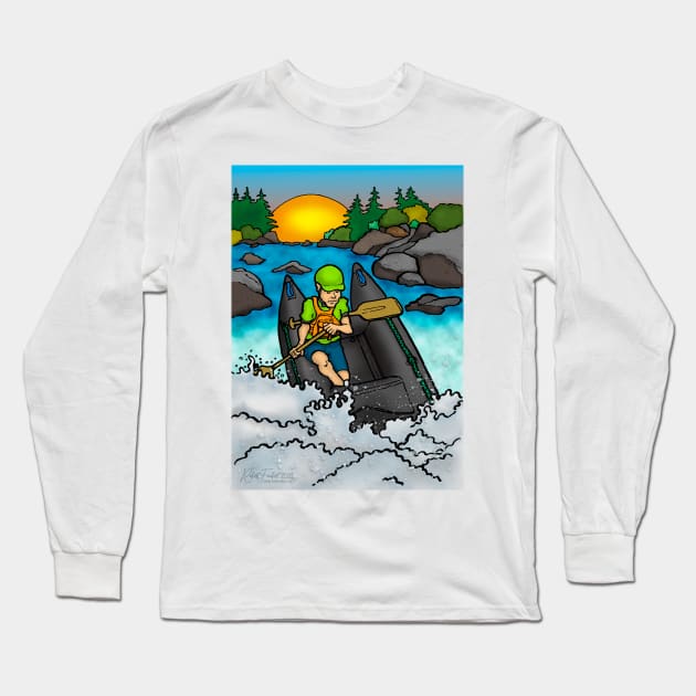 R1 Shredder Long Sleeve T-Shirt by Robert Faubert-Design